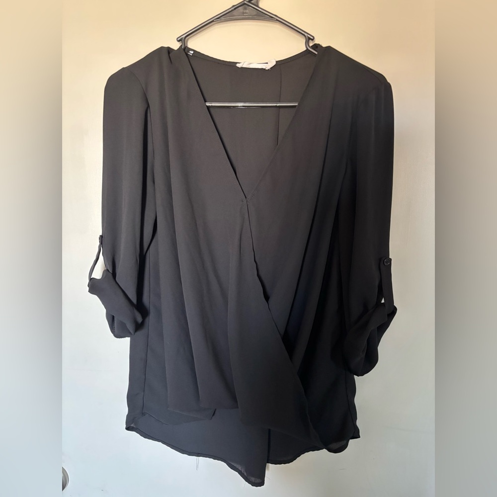 Elegant Black Women's Blouse